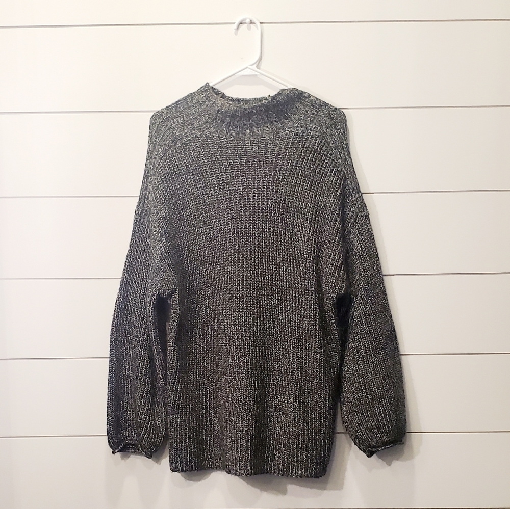 Chunky Knit Sweater Tunic Top M